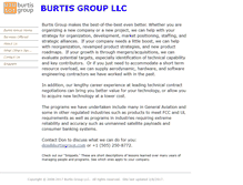Tablet Screenshot of burtisgroup.com